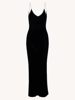 Fashion The Rachel - Black Velvet Women Dresses