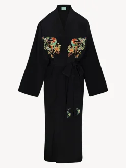 Outlet The Serious Moonlight Robe - Noir Women Sleepwear