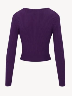 Best The Winona Cardigan - Deep Purple Women Tops