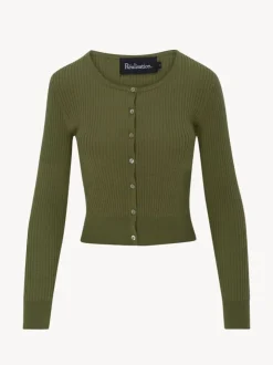 Flash Sale The Winona Cardigan - Olive Women Tops