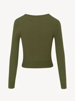Flash Sale The Winona Cardigan - Olive Women Tops