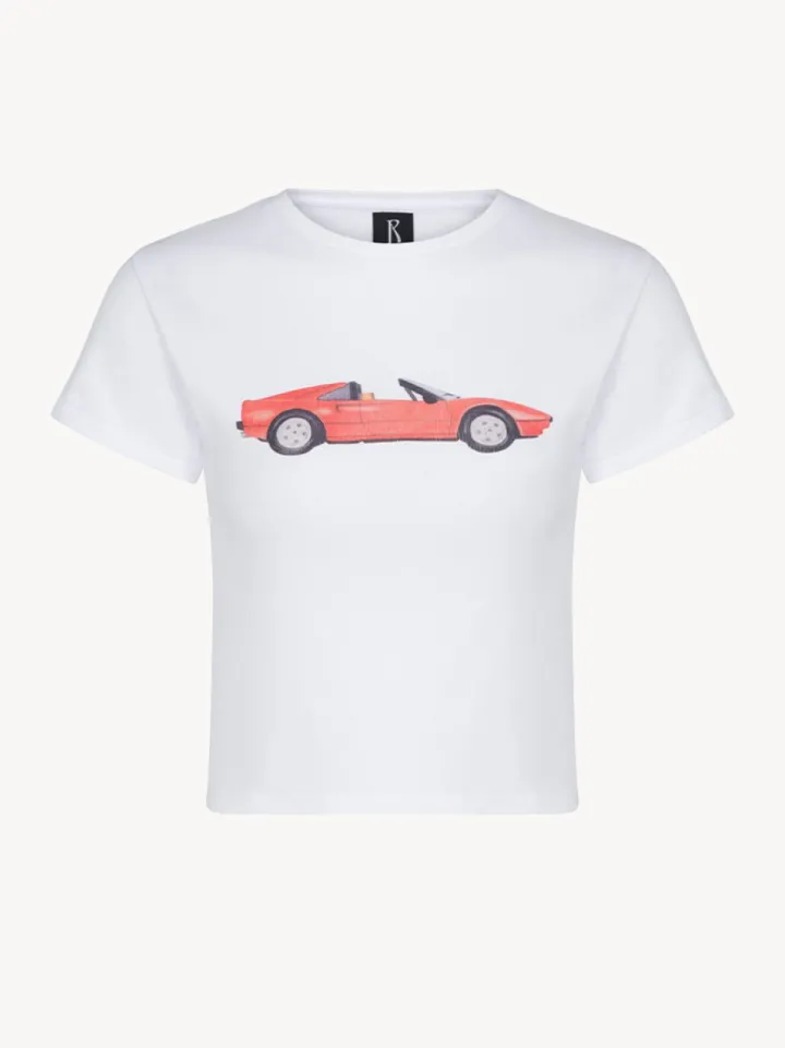 Best Sale Topless! Baby Tee - White Women Tees