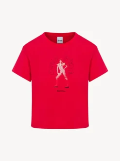 Best Sale Ziggy Stardust Tee - Red Women Tees